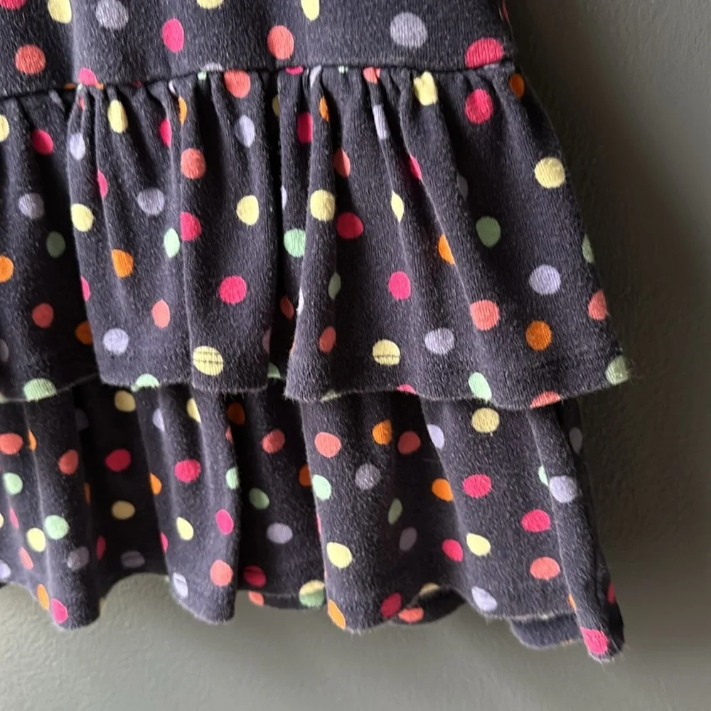 💞 GYMBOREE Girls Dress navy with polka dots girls size 7 girls